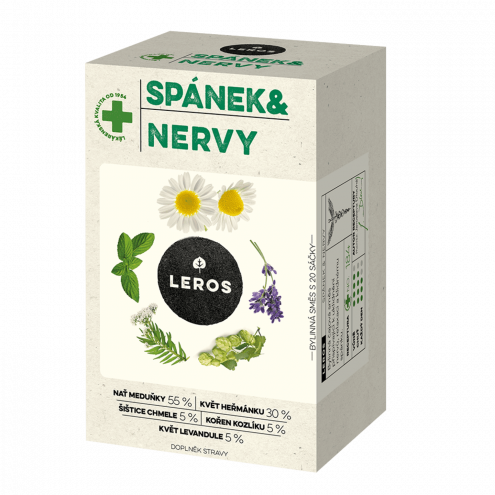LEROS NATUR Spánek, nervy 20x1.3 г - Успокоительный чай сон и нервы